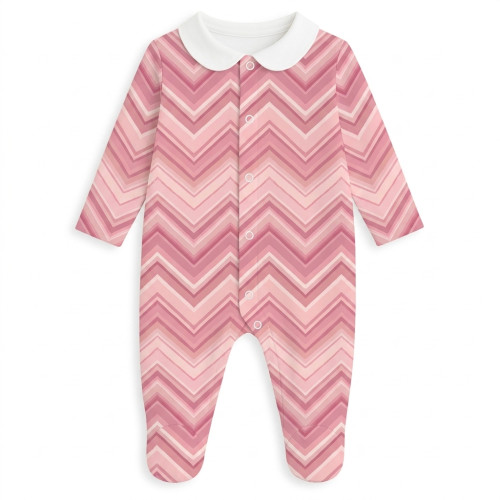 Babygrow with collar 100% p..