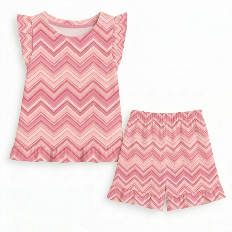 Adult Pyjama PW107 – Luxury Pima Cotton, Short Sleeve Top & Shorts PW107 ZIG ZAG POWDER Adult Pyjama PW107 – Luxury Pima Cotton, Short Sleeve Top & Shorts PW107 ZIG ZAG POWDER