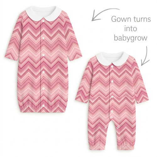 Baby converter gown with co..